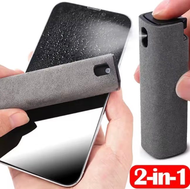 2 in 1 Screen Cleaner Bottle